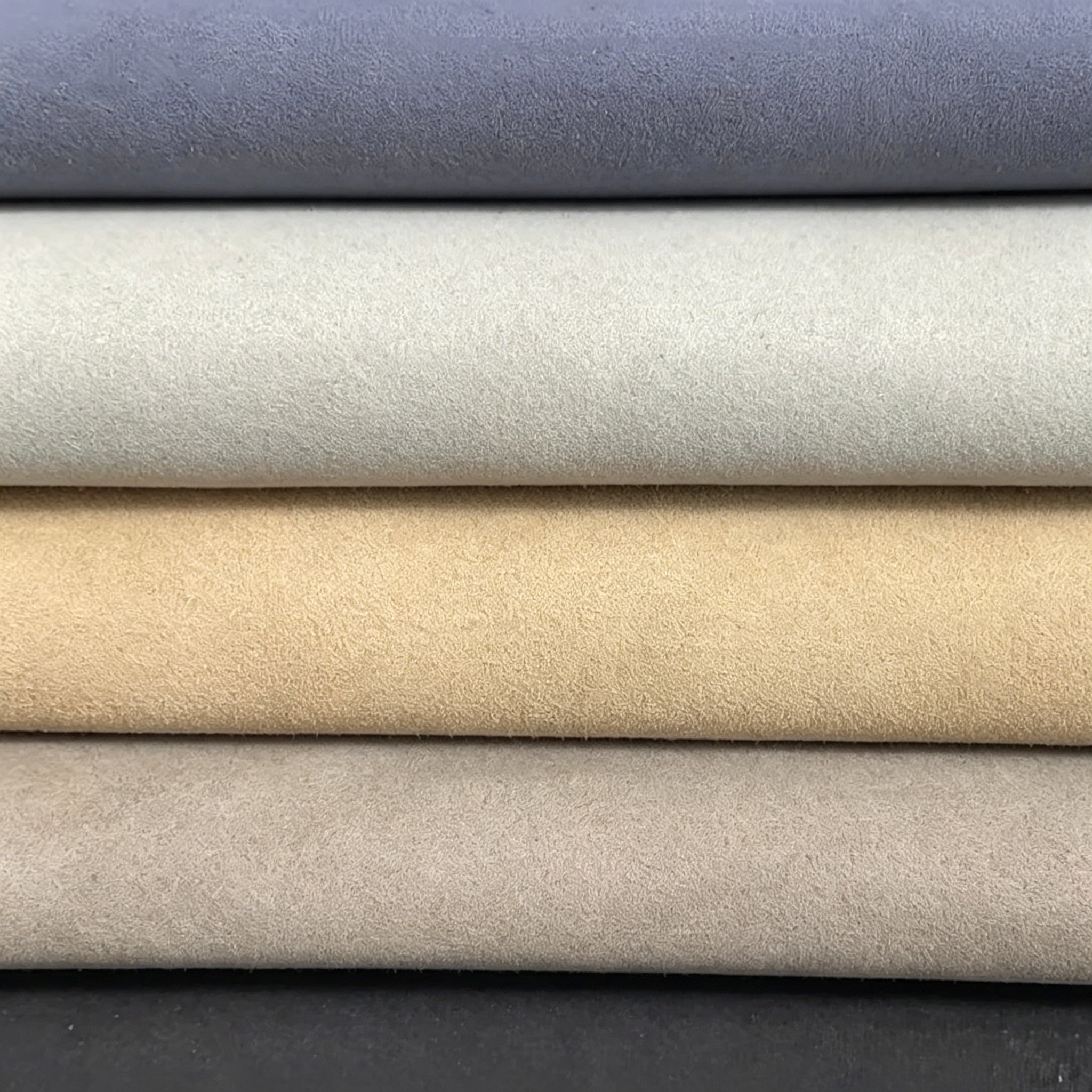 1.4mm Premium Suede Microfiber Leather | High-Strength & Eco-Friendly Fabric for Footwear, Luxury Bags, and Upholstery
