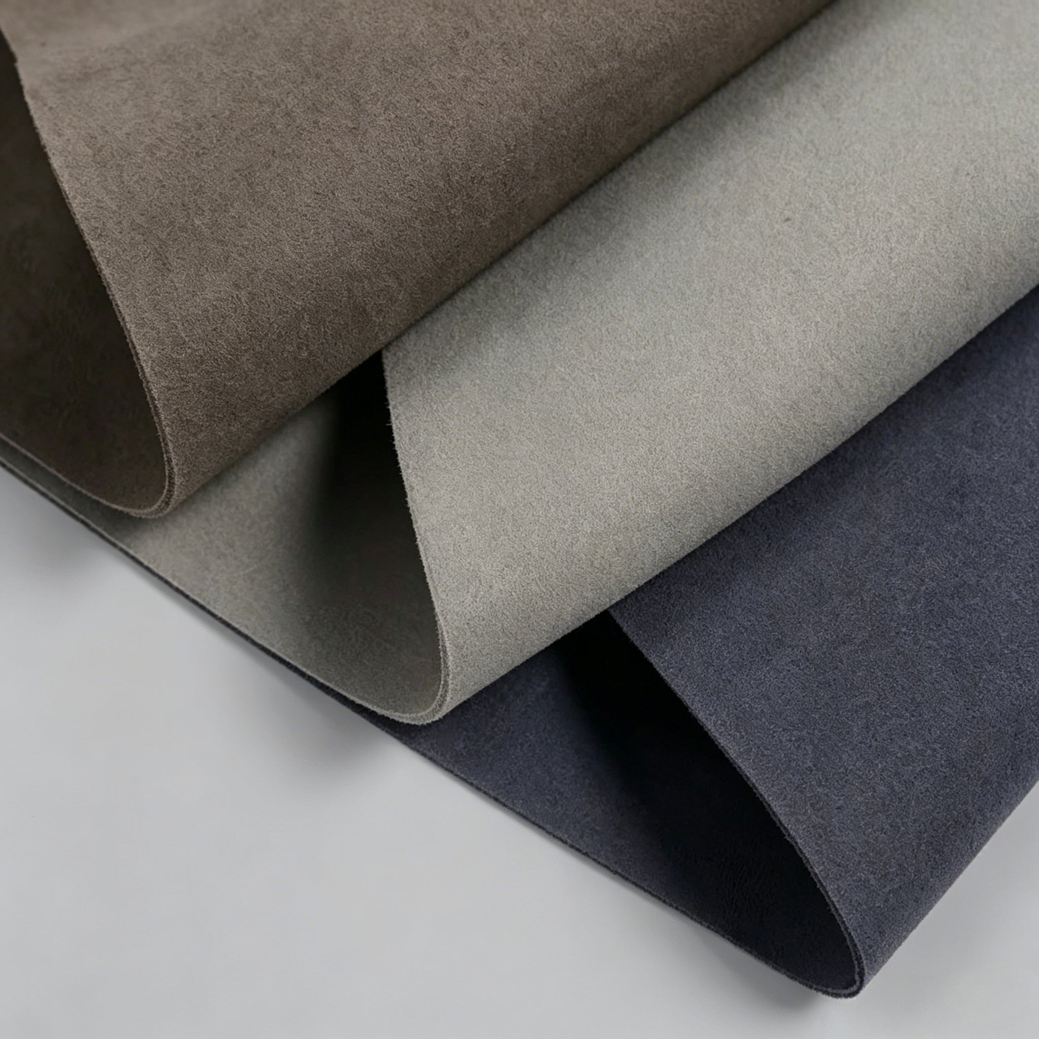 1.4mm Premium Suede Microfiber Leather | High-Strength & Eco-Friendly Fabric for Footwear, Luxury Bags, and Upholstery
