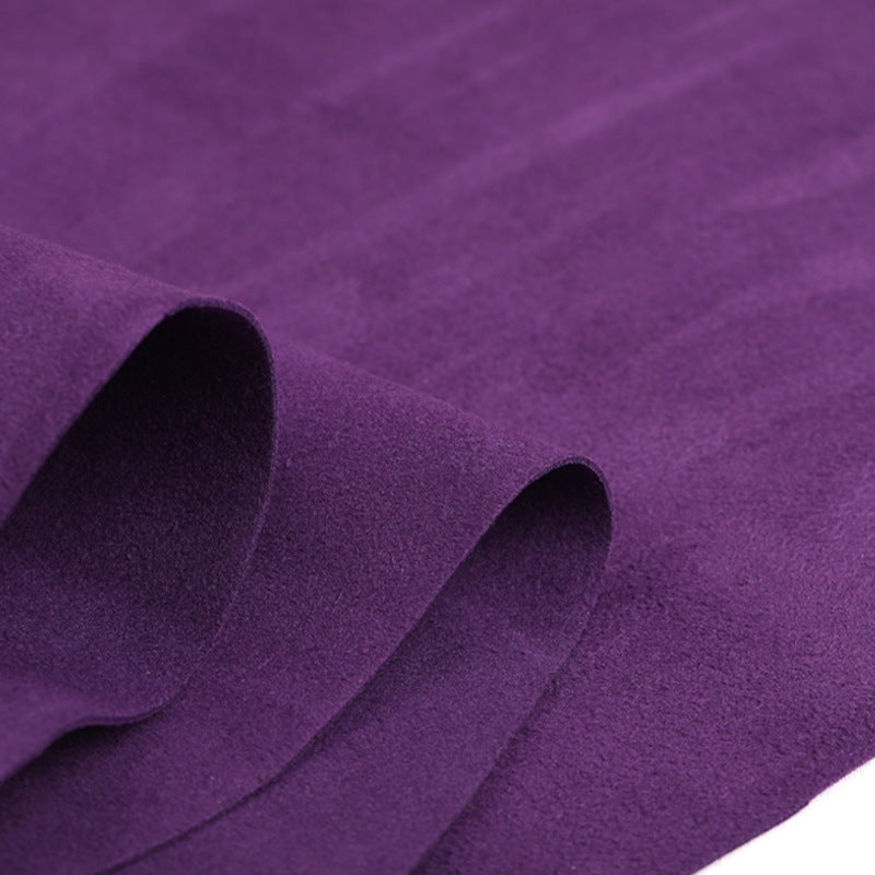 1.0mm Suede Microfiber Leather For Footwear Luggage Upholstery