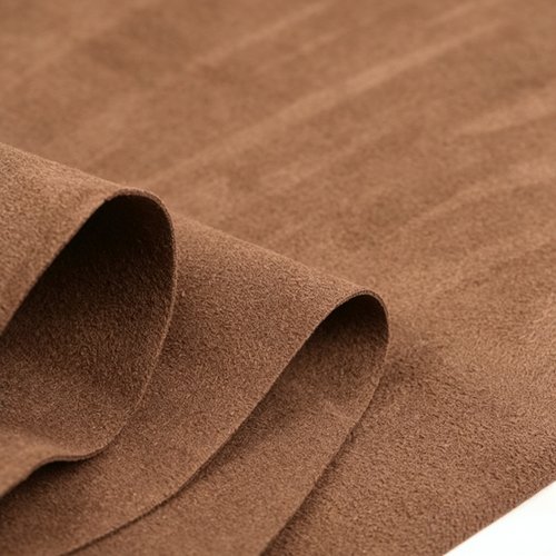 1.0mm Suede Microfiber Leather For Footwear Luggage Upholstery