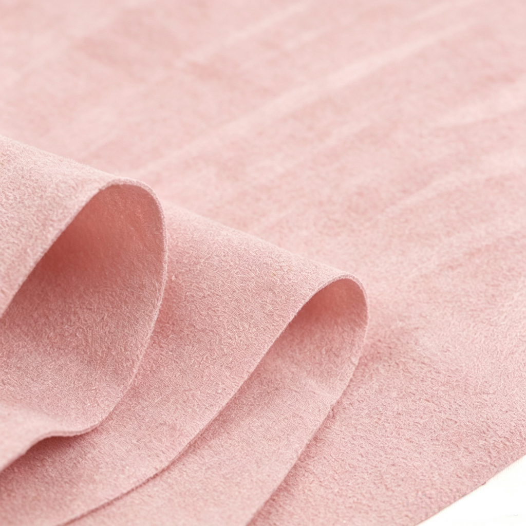 1.0mm Suede Microfiber Leather For Footwear Luggage Upholstery
