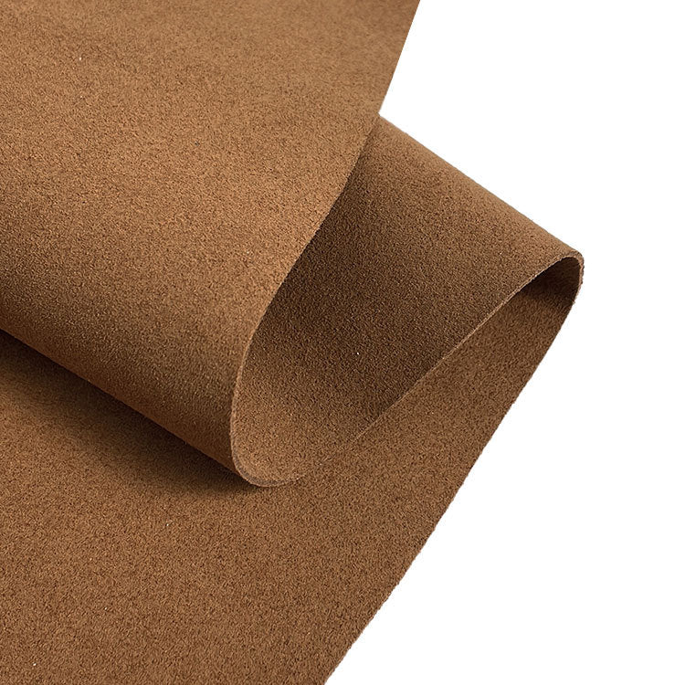 1.0mm Suede Microfiber Leather For Footwear Luggage Upholstery