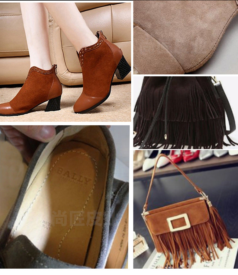 0.8mm Premium Suede Microfiber Leather | Durable & Soft Fabric for Versatile Applications