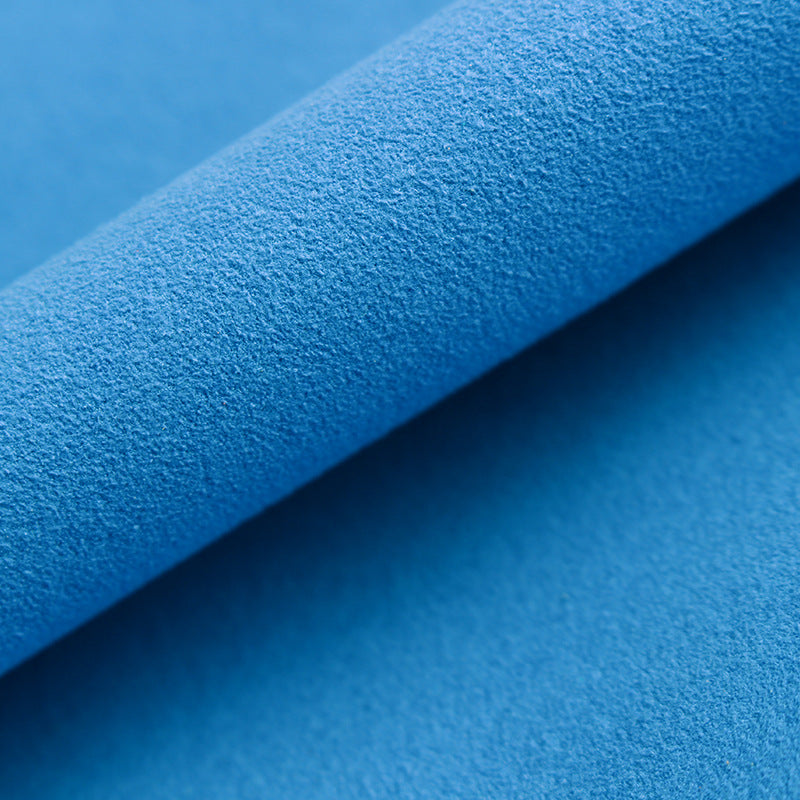 1.0mm Suede Microfiber Leather For Footwear Luggage Upholstery