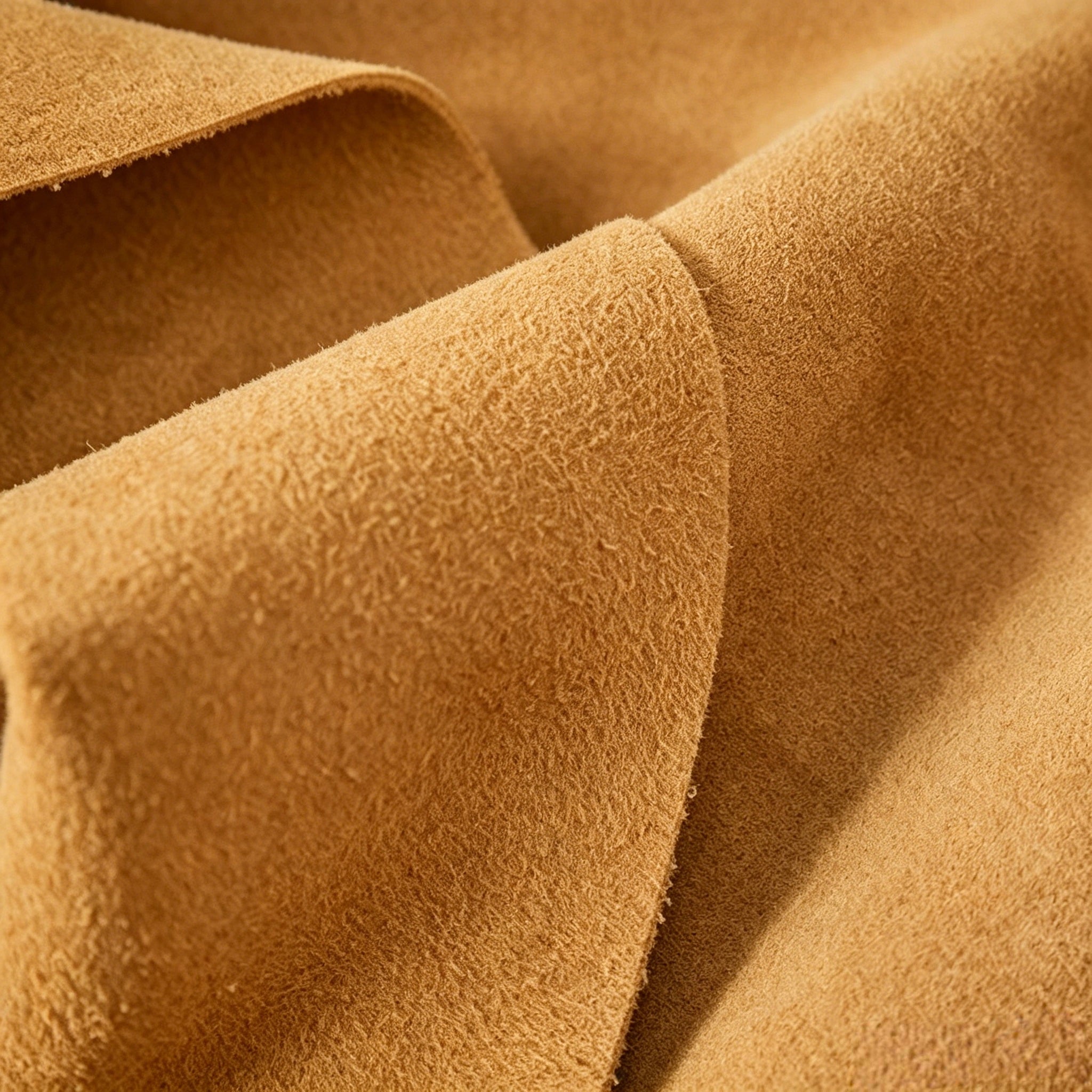 Cow Suede Microfiber Leather — 30% Genuine Leather Content, The Smart Alternative to Full-Grain Suede