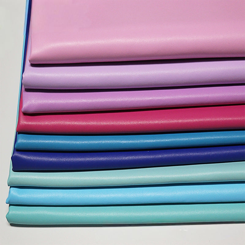 0.6mm Small Sheepskin Grain Microfiber Leather — Premium PU Synthetic Leather for Bags, Shoes & Upholstery